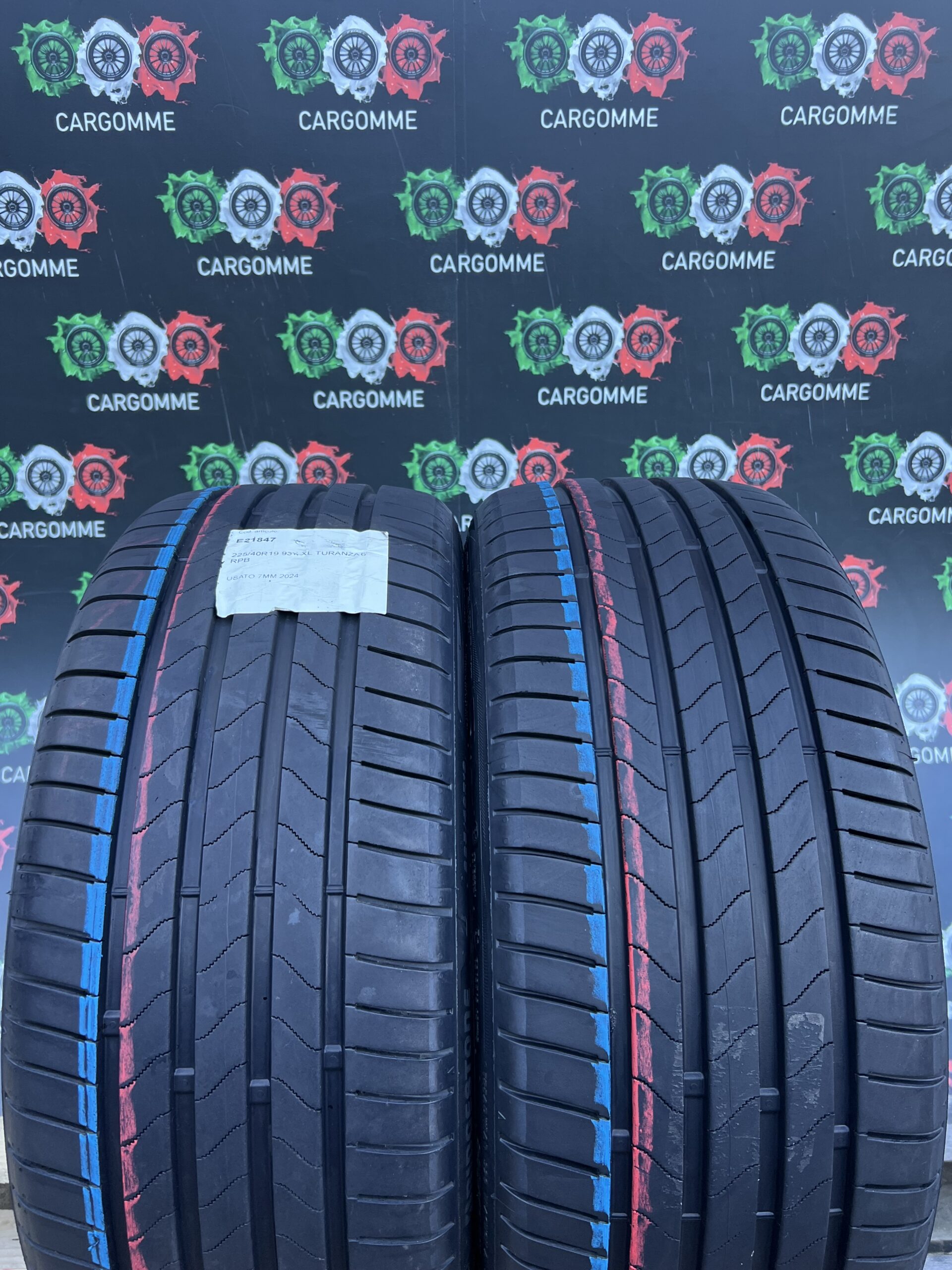 PNEUMATICI 225 40 R 19 93Y XL BRIDGESTONE TURANZA 6 ENLITEN DOT 2024 - immagine 3