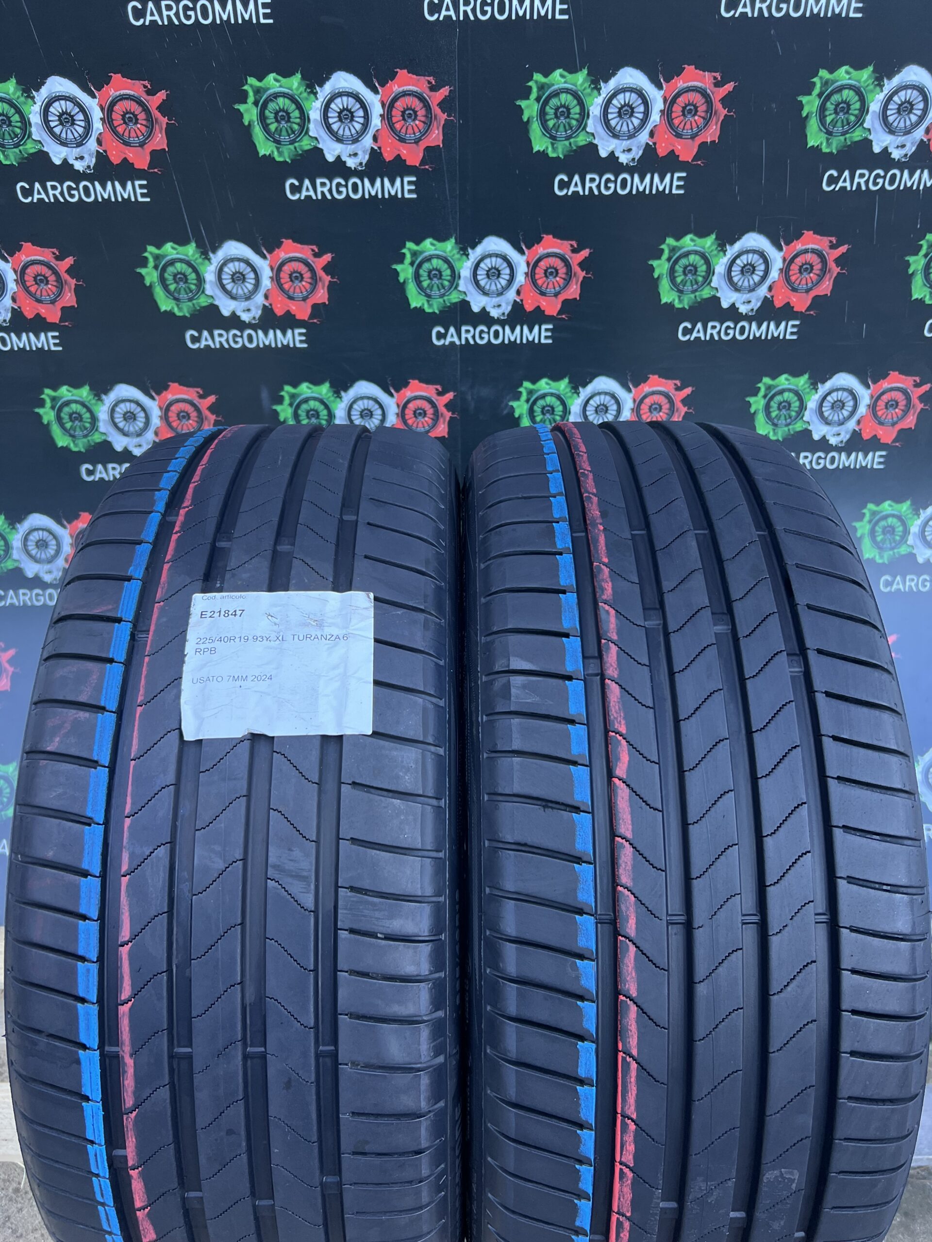 PNEUMATICI 225 40 R 19 93Y XL BRIDGESTONE TURANZA 6 ENLITEN DOT 2024 - immagine 4