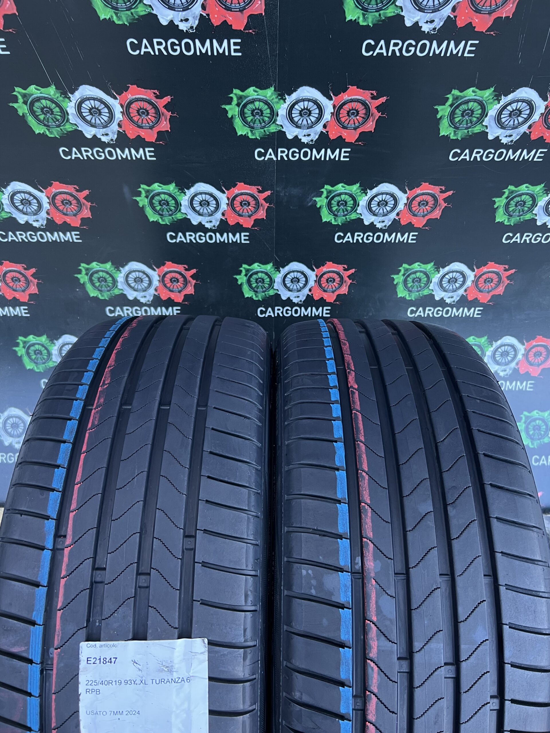 PNEUMATICI 225 40 R 19 93Y XL BRIDGESTONE TURANZA 6 ENLITEN DOT 2024 - immagine 5
